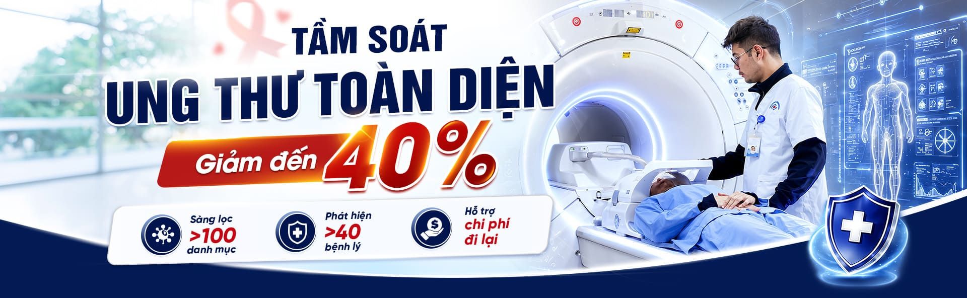 Giảm 40% tầm soát ung thư