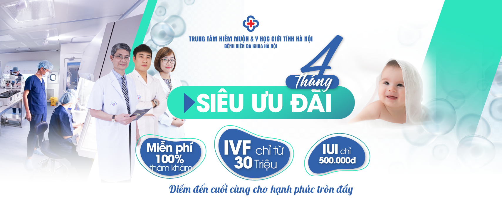 IVF Hà Nội – Điểm đến cuối cùng cho hạnh phúc tròn đầy